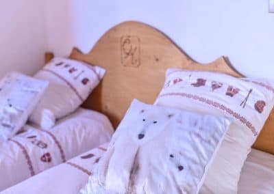 Appartement Alpe d'Huez: chambre double espace enfants